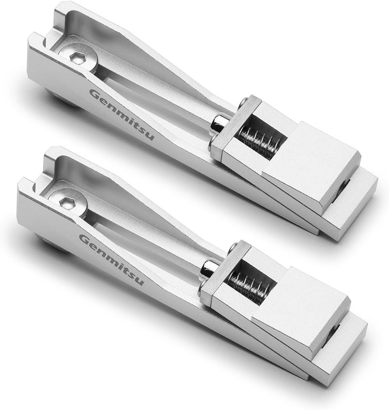 Genmitsu Upgrade CNC Router Vise Clamp for Large Woodworking & Metalworking Project, Low Profile Aluminum Toe Clamp, Size 4.2" x 0.9" x 0.6" (106mm x 22mm x 15mm), 2PCS - Image 1